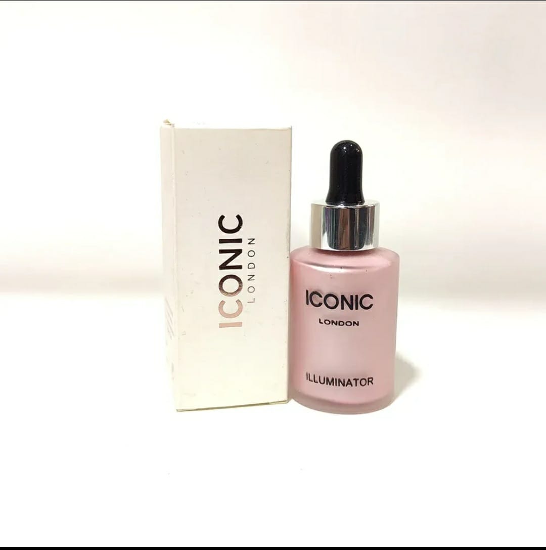 7c17c5537be3e9ce44dd62d53f76be59 Iconic London Illuminator Highlighter Drops Ultra Glow Liquid Highlighter Radiant Finish Luminous Shine
