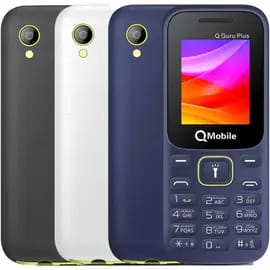 QMobile Guru Plus 1.8 Inch LCD PTA Approved Mobile With 1000mAh Battery Dual SIM Smart Digital Camera And Bluetooth (Ran