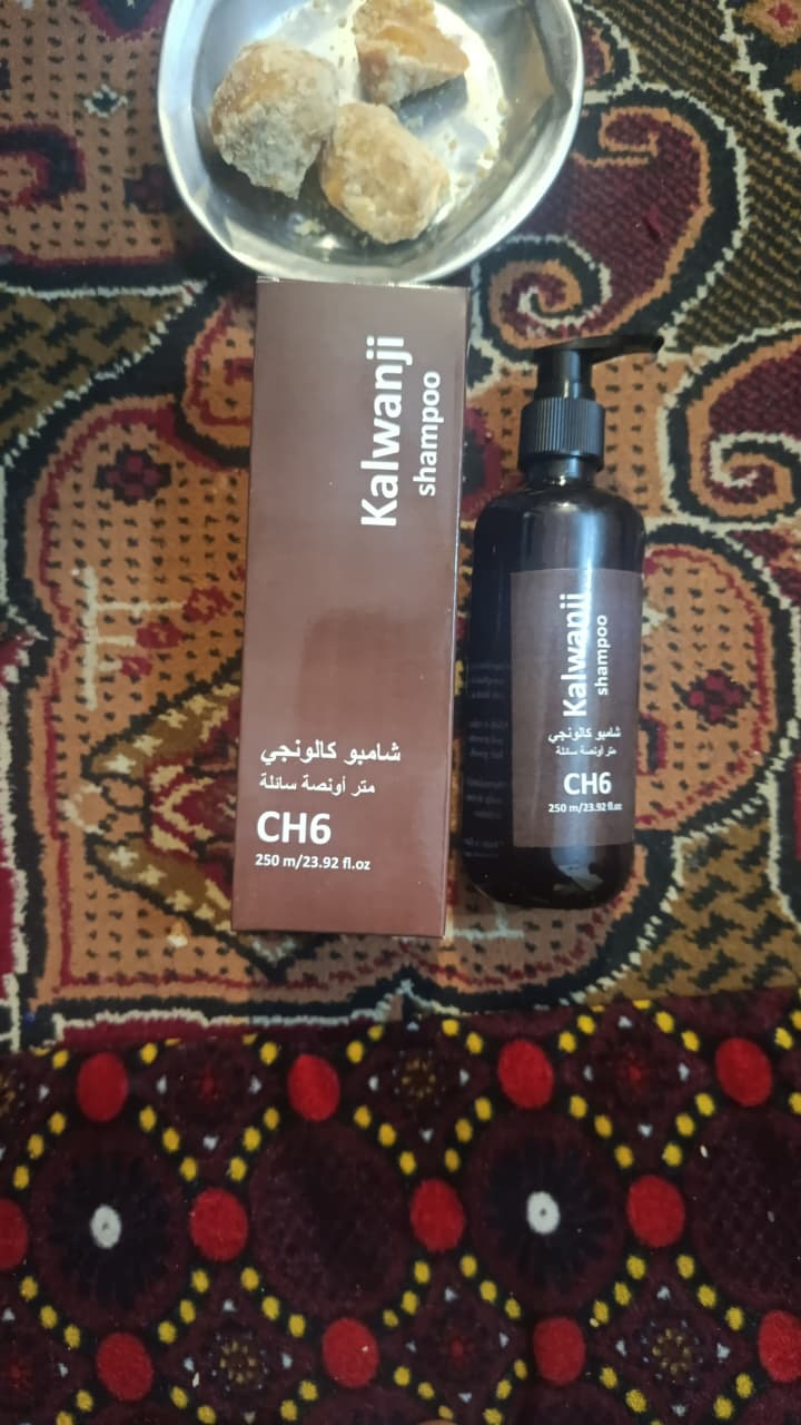 7cf1d33f25f1f0afea0225a4aac2758d Kalwanji CH6 Black Seed Revitalizing Shampoo –250ml Nutrient-Rich Formula for Hair Strength & Shine - Image 4