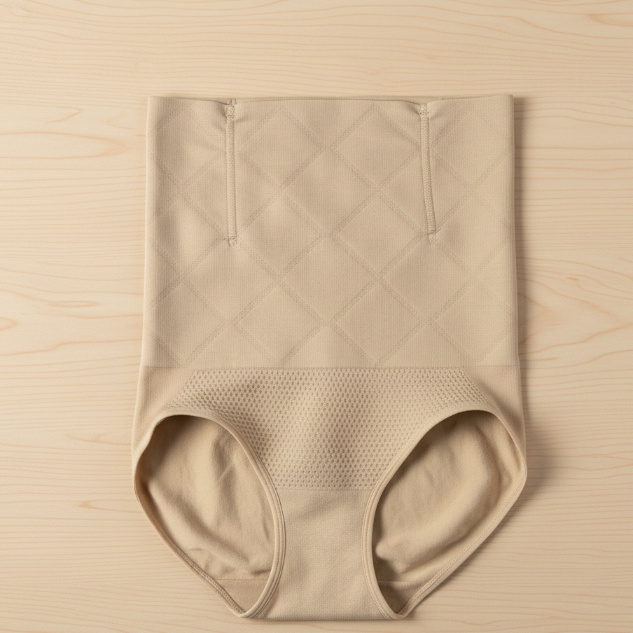 7d54277b07651794c9edcfa3b829a5e6 High Waist Tummy Control Shaper Brief Made Of Soft Compression Fabric For Comfortable Support And Smooth Silhouette - Image 2