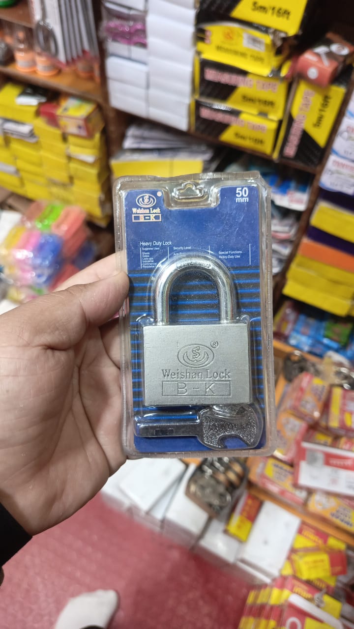 7e379596645c36b8a9f3c0f163efb2b6 Weishan Door Lock 50mm | Durable Security Lock | Strong Metal Build for Home & Office - Image 3