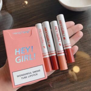 4-in-1 Trending Lipstick Set – Cigarette-Shaped Matte Lipsticks, Long-Lasting, Easy to Apply, Non-Sticky & Fade-Resi