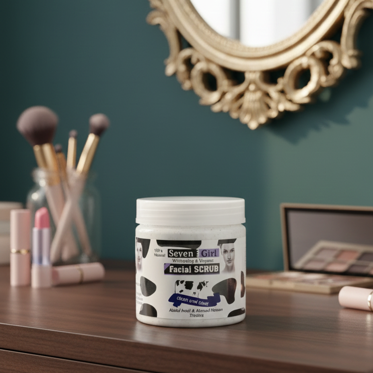 7f8ee3e89ab86d3d9c9a3cd9f880fad1 Seven Girl Whitening & Facial Scrub – Big Size, Made in UK - Image 4