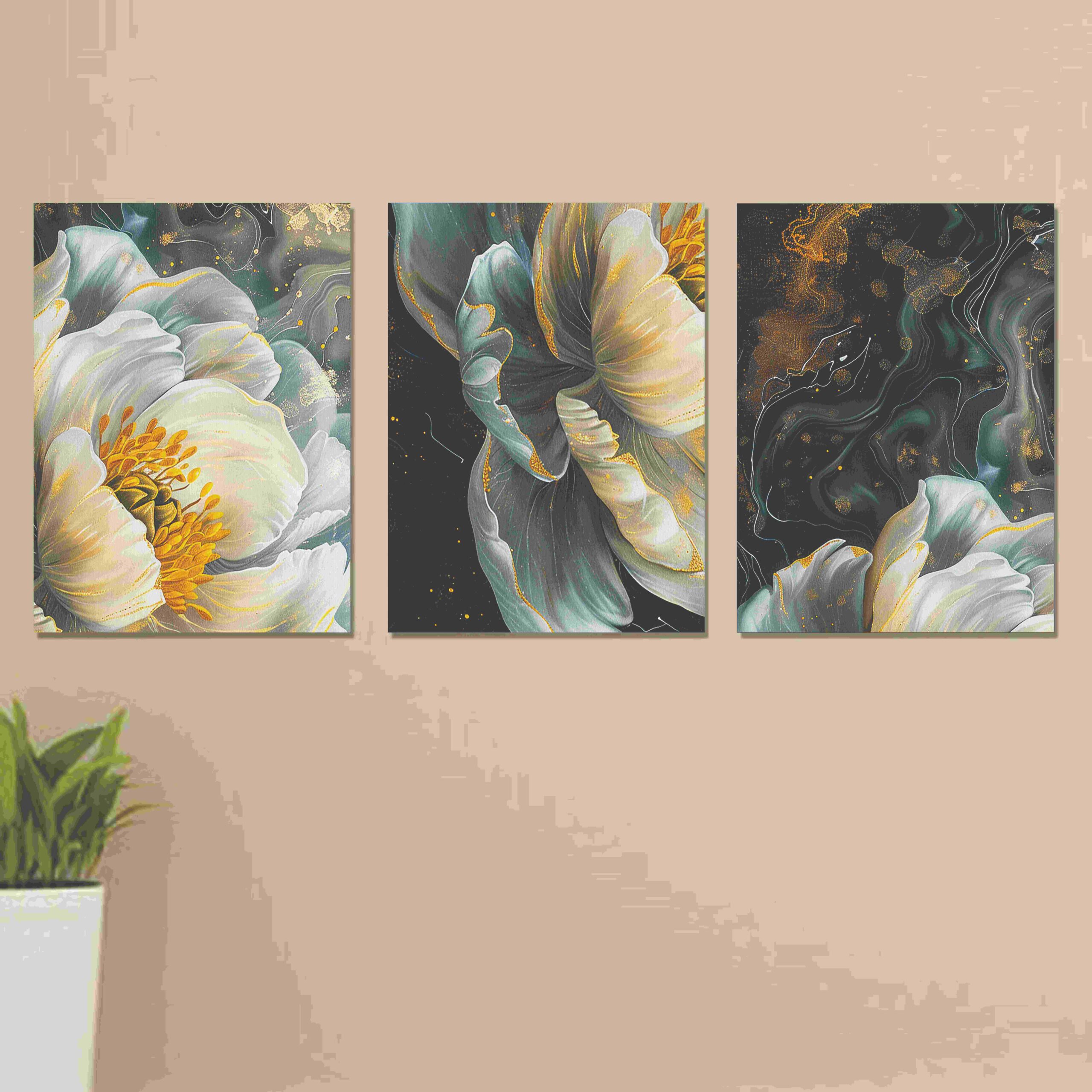 807542b5653988c5da5815e6f0476435 Set of 3 Wall Art Wooden Phototile Frames for Wall Decor