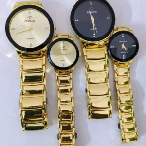 Redstone Quartz Couple Watch Durable Quality Stylish Design Perfect Choice For Daily Use And Gift Needs (Random Color &