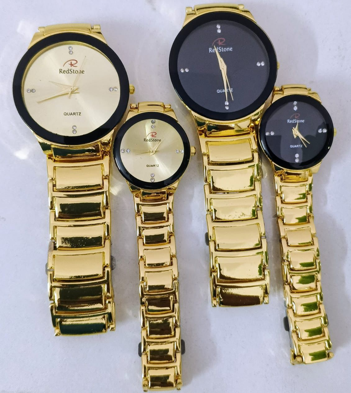 80dce17bafeaddbdabdc0d652f31c089 Redstone Quartz Couple Watch Durable Quality Stylish Design Perfect Choice For Daily Use And Gift Needs (Random Color &