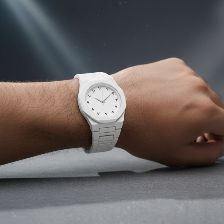 80e7bbb8f7fd7defd65ebf6804bcdf49 Full White Aura Watch Stylish Design Compact Build Perfect Choice For Daily Use And Fashion Needs (Without Box)
