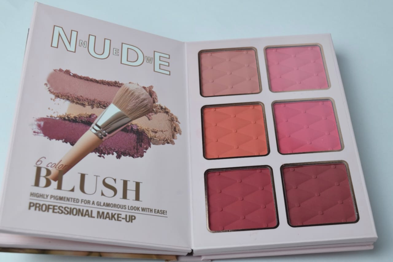 Uratm beauty 4 in 1 Professional Makeup Book Palette – All-in-One Eyeshadow, Eyebrow Powder, Concealer, Blusher & Hi