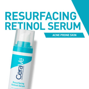 CeraVe Resurfacing Retinol Serum For Post Acne Marks, Formulated With Licorice Root Extract & Niacinamide, Brighteni
