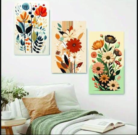 824e166bc812cb4b37534eba522e8ada 3-Piece Wooden StickyTile Frame Set – 8x11 Inch Wall Art Frames with Double Tape