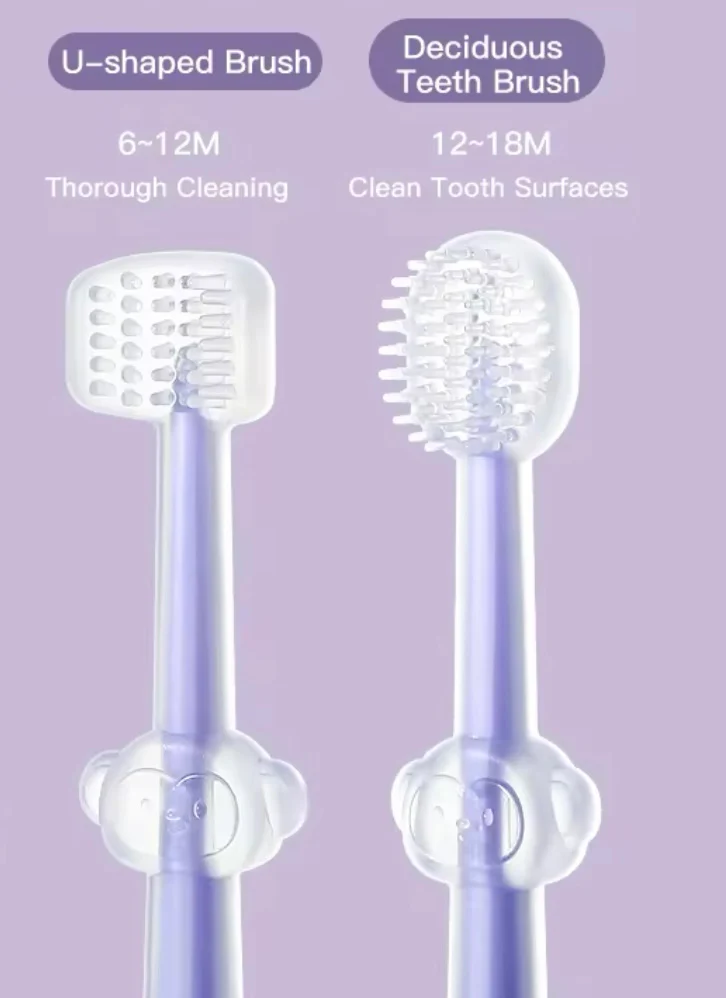 827a7907f75de7ed04101f9a29a047c1 Infant Baby Silicone Toothbrush & Tongue Cleaner – Pack of 2 with PP Storage Box for Oral Care