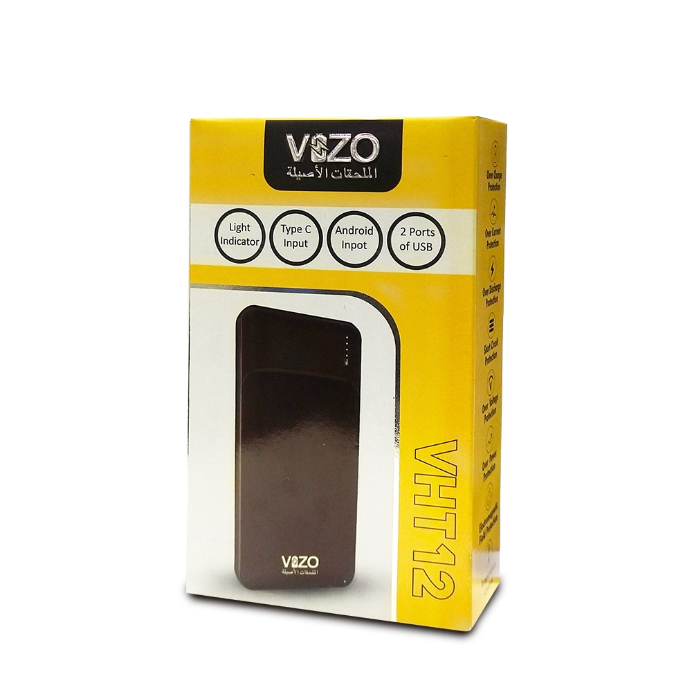 829a8fb47510572a14b2f3775455e1fe VHT-12 – 10,000mAh Full-Size Power Bank | Vizo VHT-12 Power Bank | Best Quality Power Bank Vht12 - Android Power Bank - - Image 2