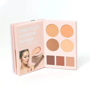 Mocallure 4 in 1 Original Professional Makeup Book Palette – All-in-One Eyeshadow, Eyebrow Powder, Concealer, Blusher &a