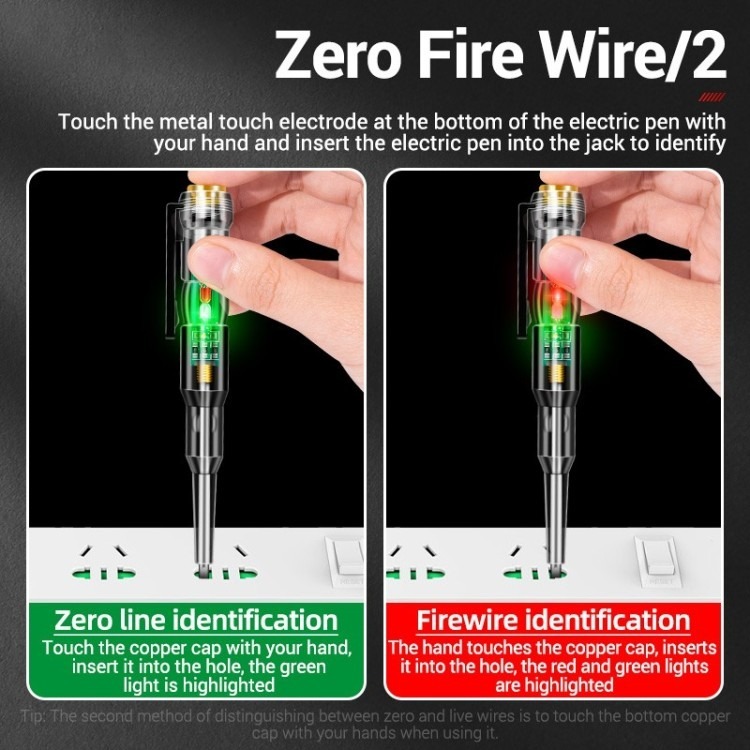 8499d8521b7cda5aa56120f3b863cb4f Intelligent LED Photometer Test Pen Voltage Detector Voltmeter 70-250V Electric Circuit Tester Screwdriver Indicator Too - Image 4