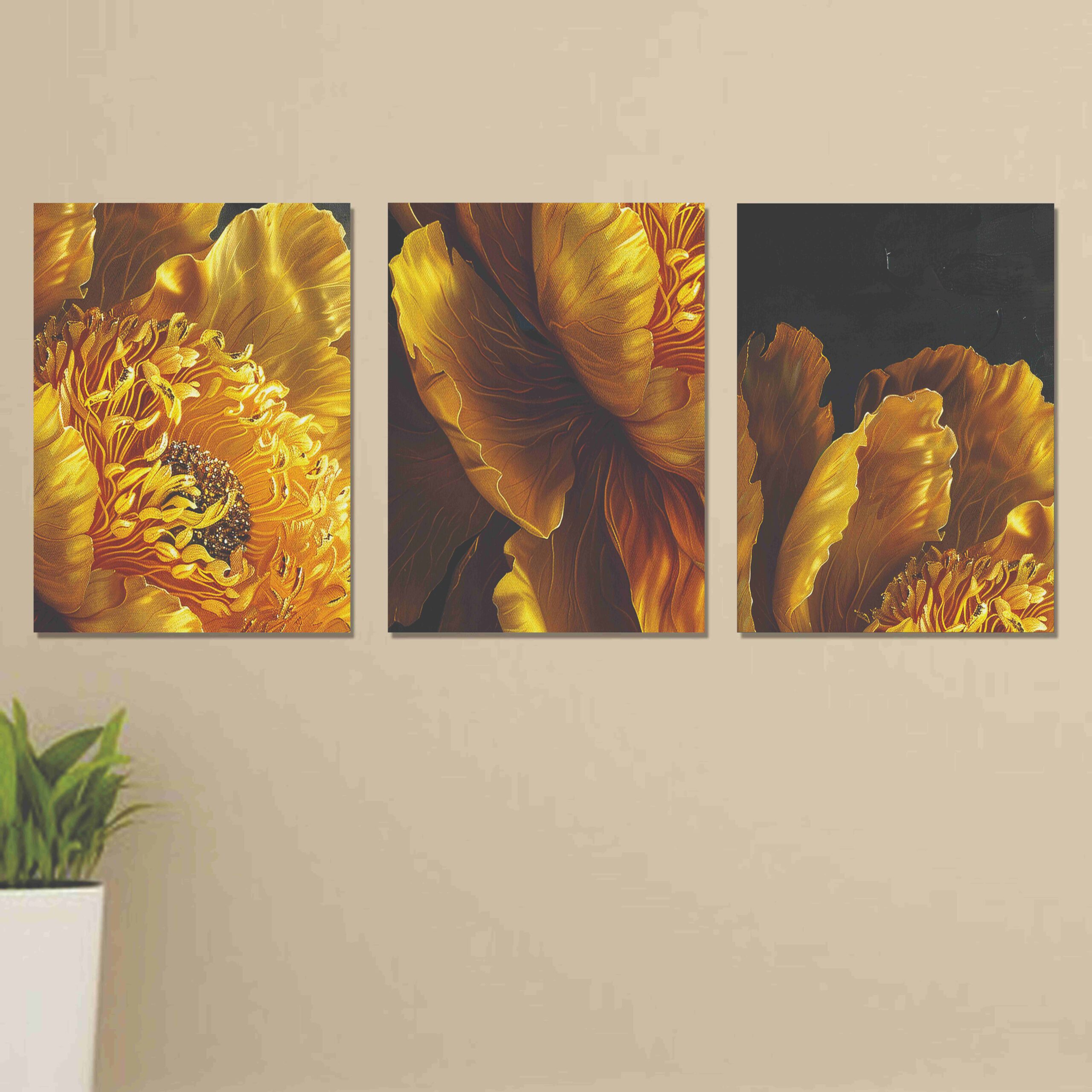 8568e46b7c295f09f2b63555d1e1745a Set of 3 Wall Art Wooden Phototile Frames for Wall Decor