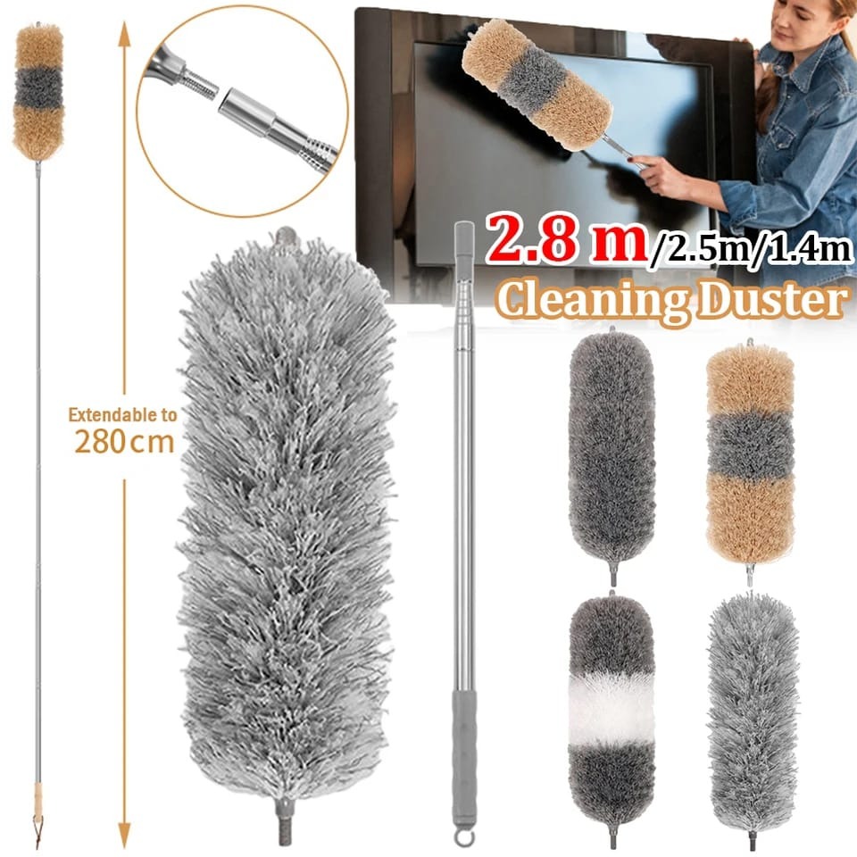 85b0ca6da2abbba6e2716e093704cc56 Premium Microfiber Duster – Extendable, Washable, High-Density Dust Cleaner for Home, Car & Office | Easy Cleaning for F - Image 2
