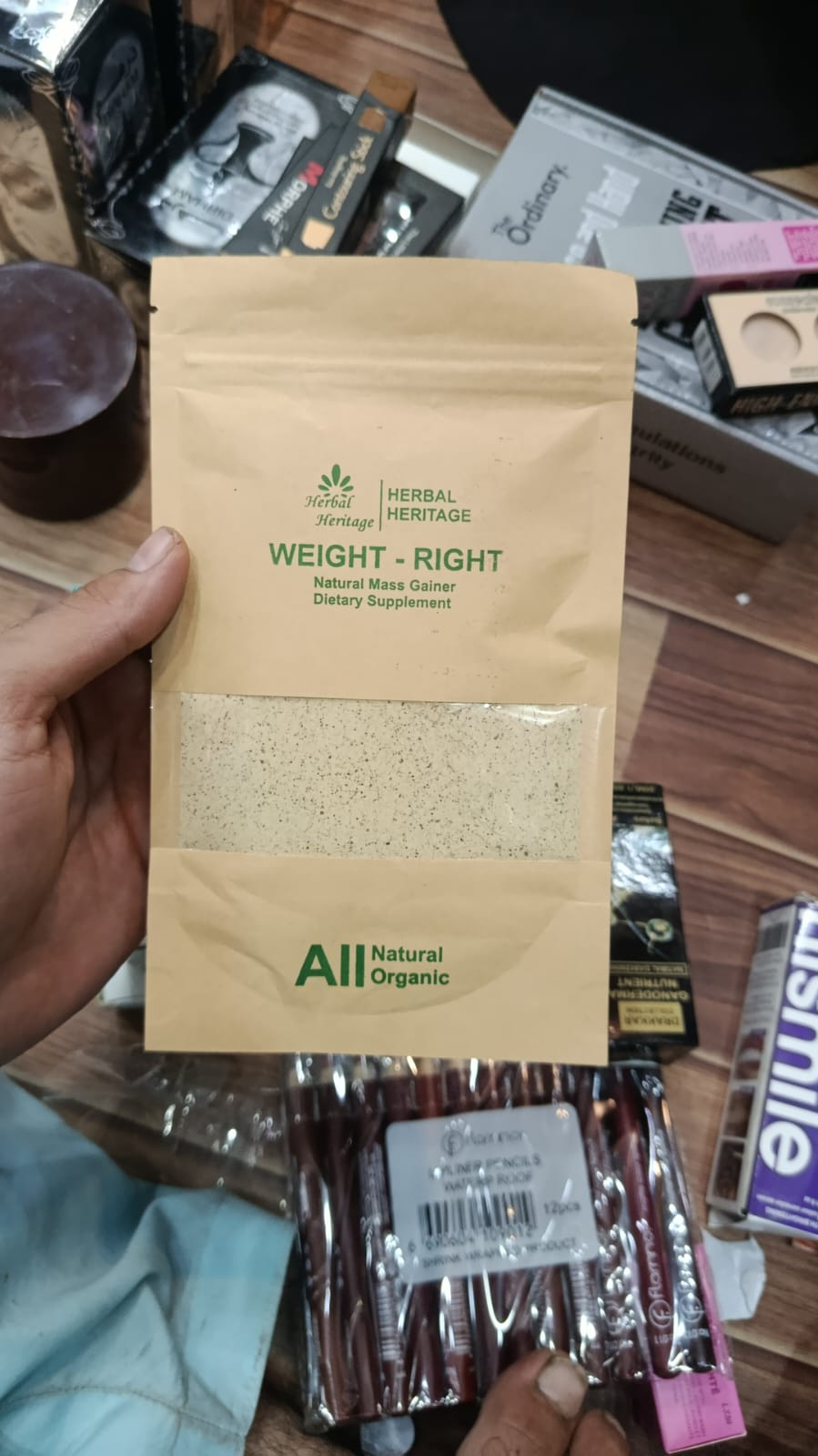866cdf267c07ca85ed36aa440f3feeeb Weight-Right Natural Mass Gainer by Herbal Heritage | Herbal Formula for Healthy Weight Gain (80g) - Image 4