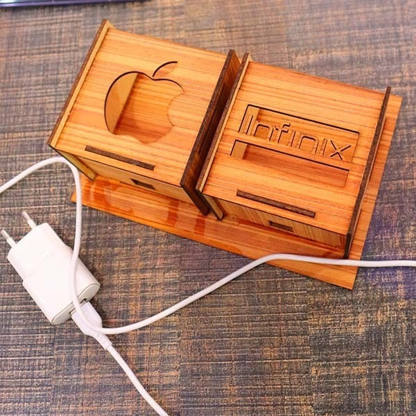 868fe5d0534f79a2c1b595e01904824e Wall Mounted Wooden Mobile Charging Holder – Phone & Charger Organizer for Home & Office - Image 4