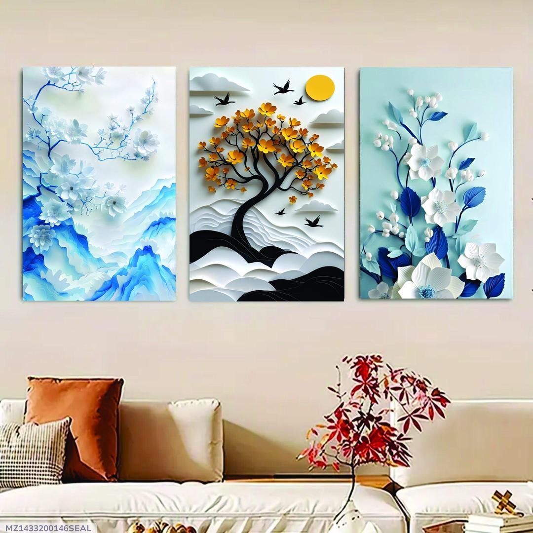 88fd5dad5cb381851161f4053ff4cbbf Set of 3 Wall Art Wooden Phototile Frames for Wall Decor