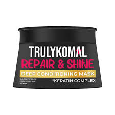Trulykomal Keratin Repair & Shine Deep Conditioning Mask: The Ultimate Vitamin-Rich Treatment to Restore Dry, Damaged, a