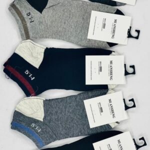 Pack Of 2 Pair Anklet Socks For Men – Soft, Breathable, And Stretchable Low-Cut Socks For Daily Comfort And Style (Rando