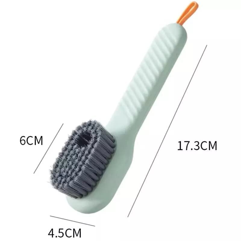 8a30a67e7d5f56909ece59f3ec255166 Multifunctional Shoe Brush with Liquid Box, Household Soft Fur Liquid Cleaning Shoe Brush, Long Handle Shoe Brush Press - Image 2