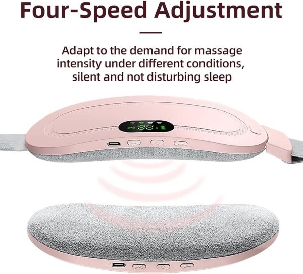 8a7d33bc13e7e5049c94e6f64f05d7dc Cramp Relief Belt -Portable Menstrual Heating Pad, Heated Belly Belt For Menstrual Cramp Relief With 3 Heat Levels And 4 - Image 3