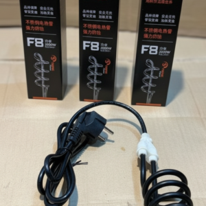 RAF F8 2000W Electric Water Heating Coil – Stainless Steel Immersion Rod | Fast, Safe & Efficient Water Heater for Home