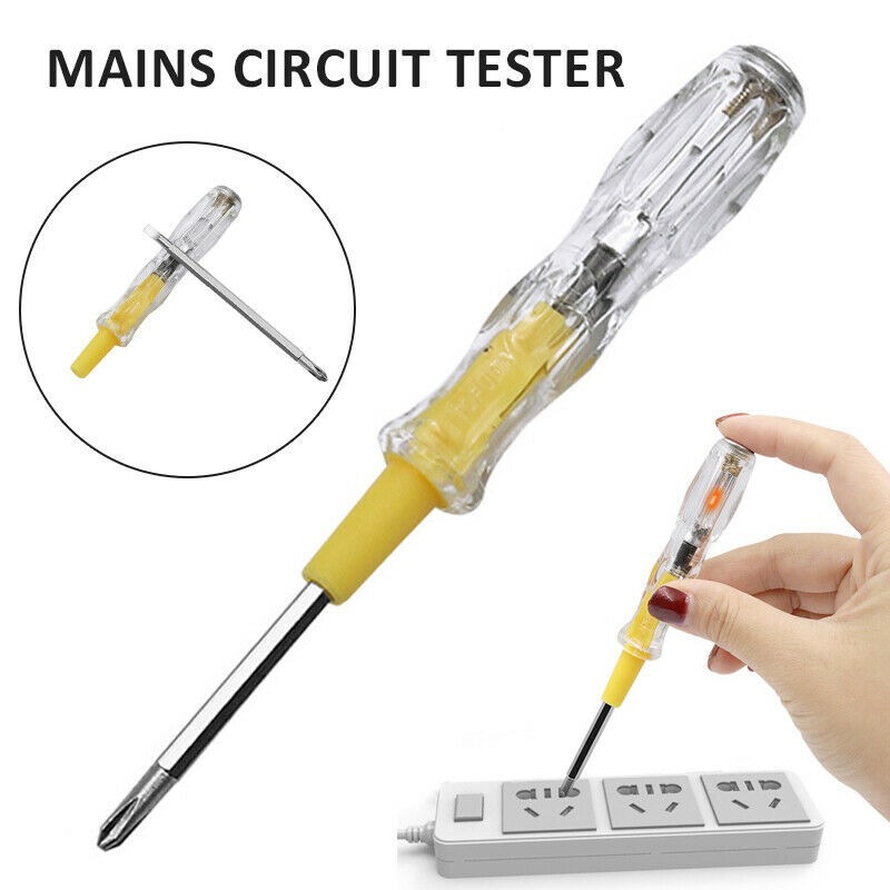 8e9630c6134776695f7d5ca19f222588 2Pcs Screwdriver Tester Set | Durable, High Quality | Low Voltage | Sharp Tip & Unbreakable Handle - Image 2