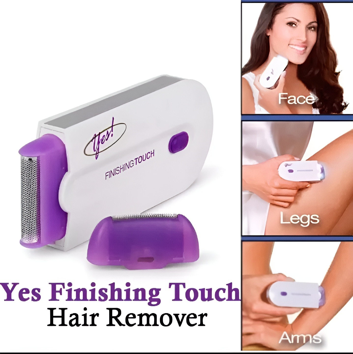 8ebbe9a1db922bd89634b71877a6ac77 Finishing Touch Laser Hair Removal | 2‑in‑1 Trimmer | Pain‑Free Electric Hair Removal for Women - Image 2