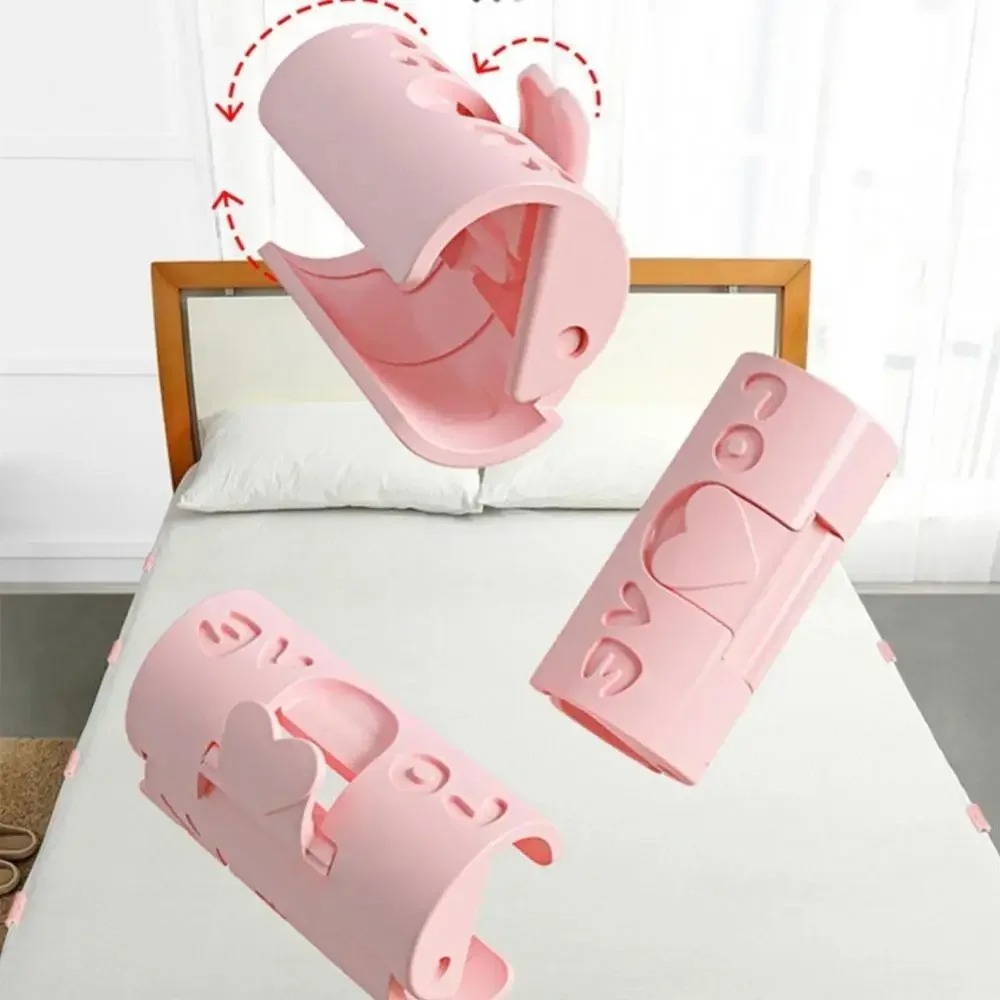 8f3ae8ee5b73c185bf3afc186367d461 5Pcs BedSheet Clips | Non‑Slip Plastic Clamps | Quilt, Blanket, Curtain & Cover Holder Buckles (Random colour) - Image 2