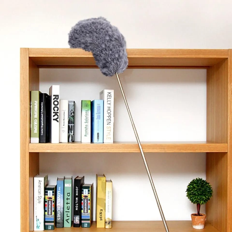 907c8258e4b66a1211a4a0167964dba5 Premium Microfiber Duster – Extendable, Washable, High-Density Dust Cleaner for Home, Car & Office | Easy Cleaning for F - Image 3