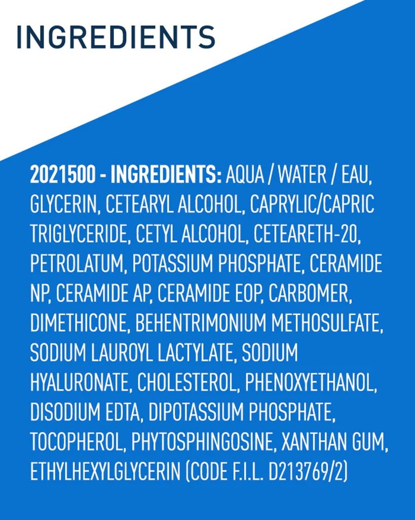 9244f466eeaf2999b3930bc363adde22 CeraVe Moisturizing Cream | Deep Hydration for Dry to Very Dry Skin | With Ceramides & Hyaluronic Acid | 48-Hour Moistur - Image 3