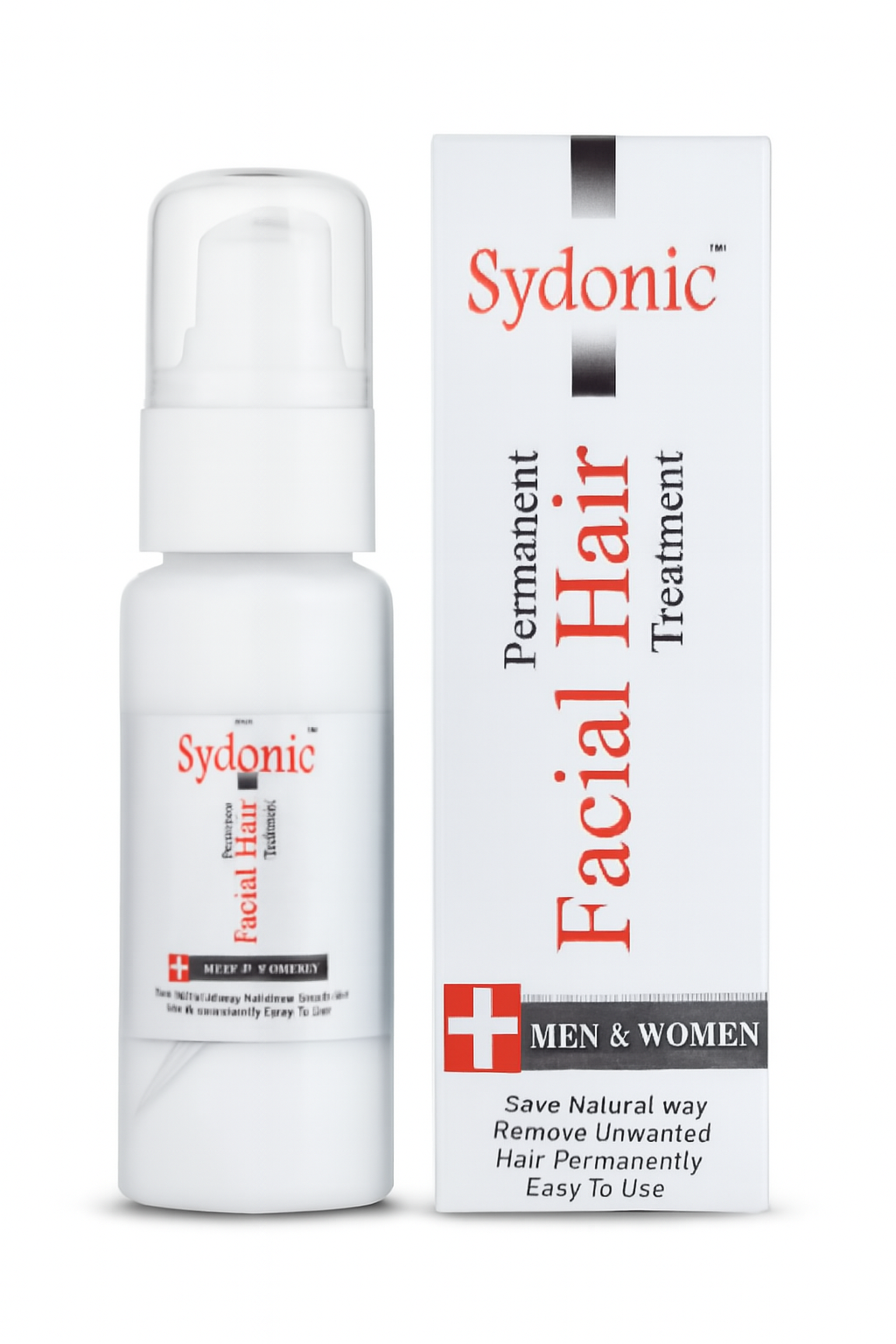 93633c0d497825fc07c65d05bdb68e2a Sydonic Permanent Facial Hair Treatment – 30ml for Men & Women - Image 4