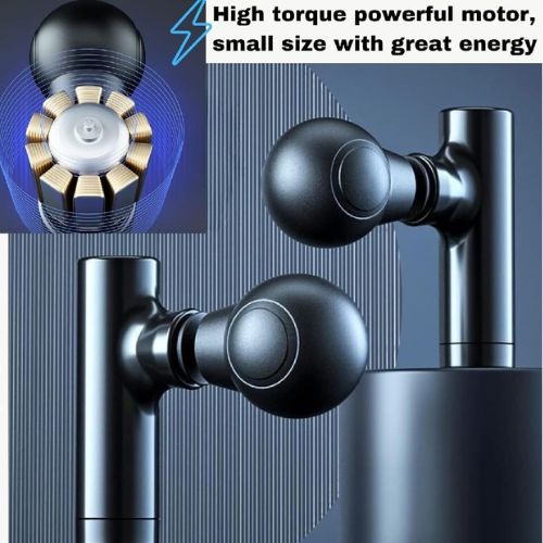 93f54a769f639e02d6cc77f16247cbf3 Mini Deep Tissue Massager, USB Charging, Lightweight Portable Percussion for Athletes, Noiseless Fitness equipment