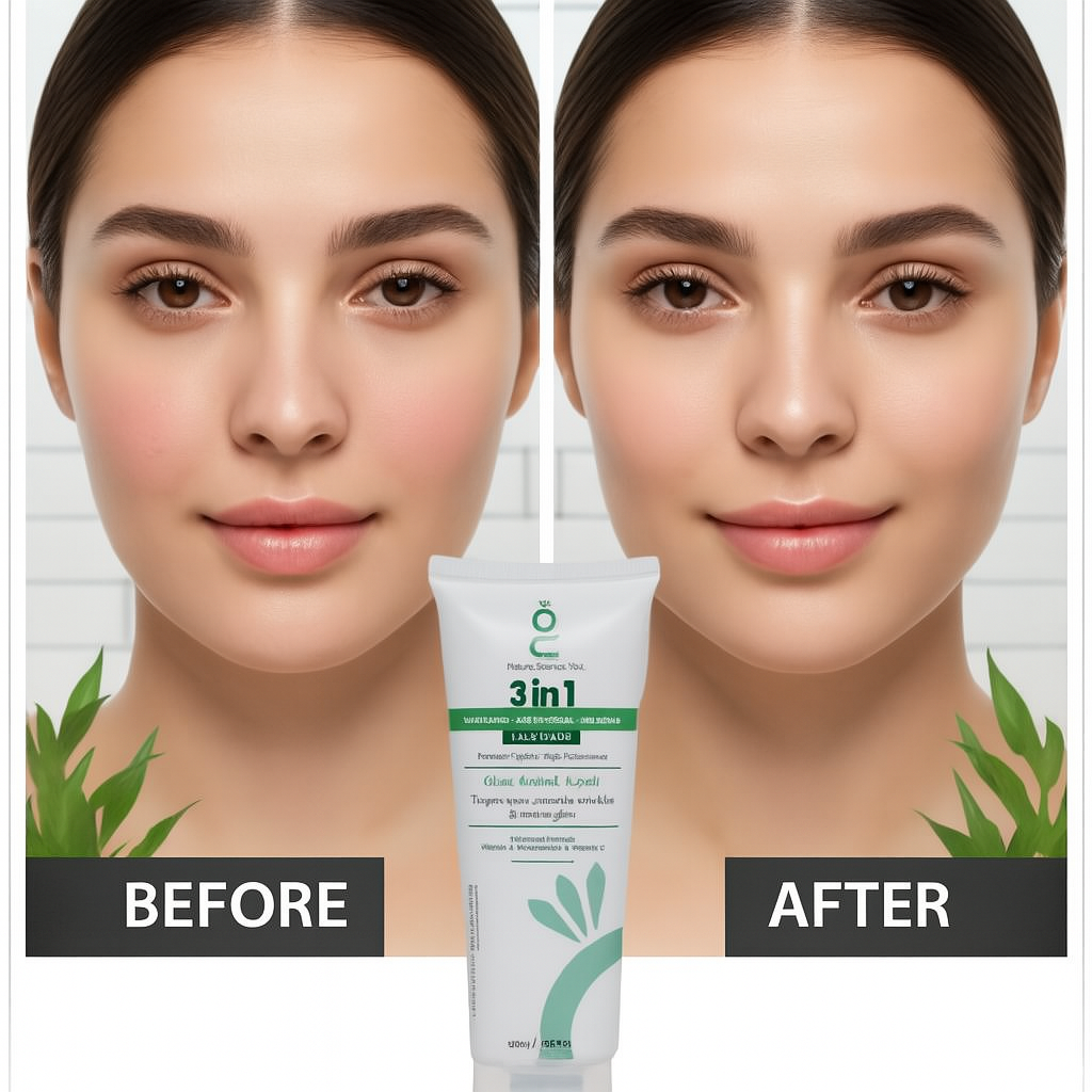 94139e8db216d2dfe2e970c37c180c26 3 In 1 Whitening + Age Reversal + Melasma Face Wash 120ml | Glow, Rewind, Repair Formula With Vitamin A, Niacinamide, An - Image 3