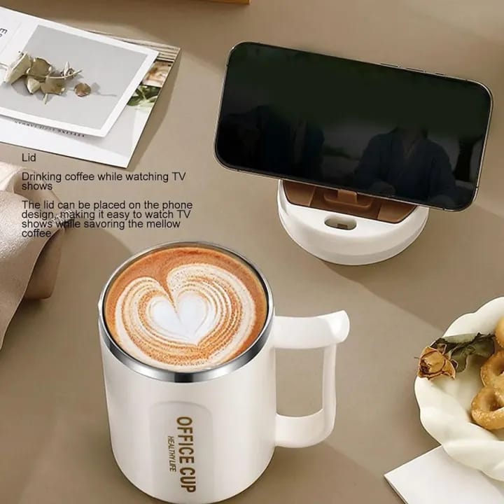 951c37bd938578945fb0f91172c5226c Stainless Steel Coffee Mug | Insulated | Anti‑Slip Bottom | With Spoon | Office & Home Use