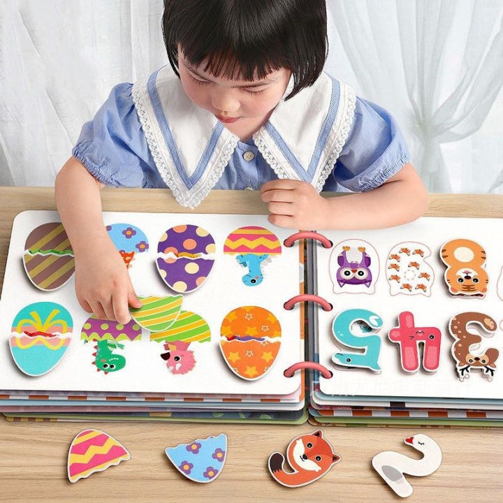 9570aa7727c983441b7b5b019ff41998 Montessori Quiet Busy Book for Toddlers – 12 Theme Educational Learning Activity Book for Kids | Early Development Toy