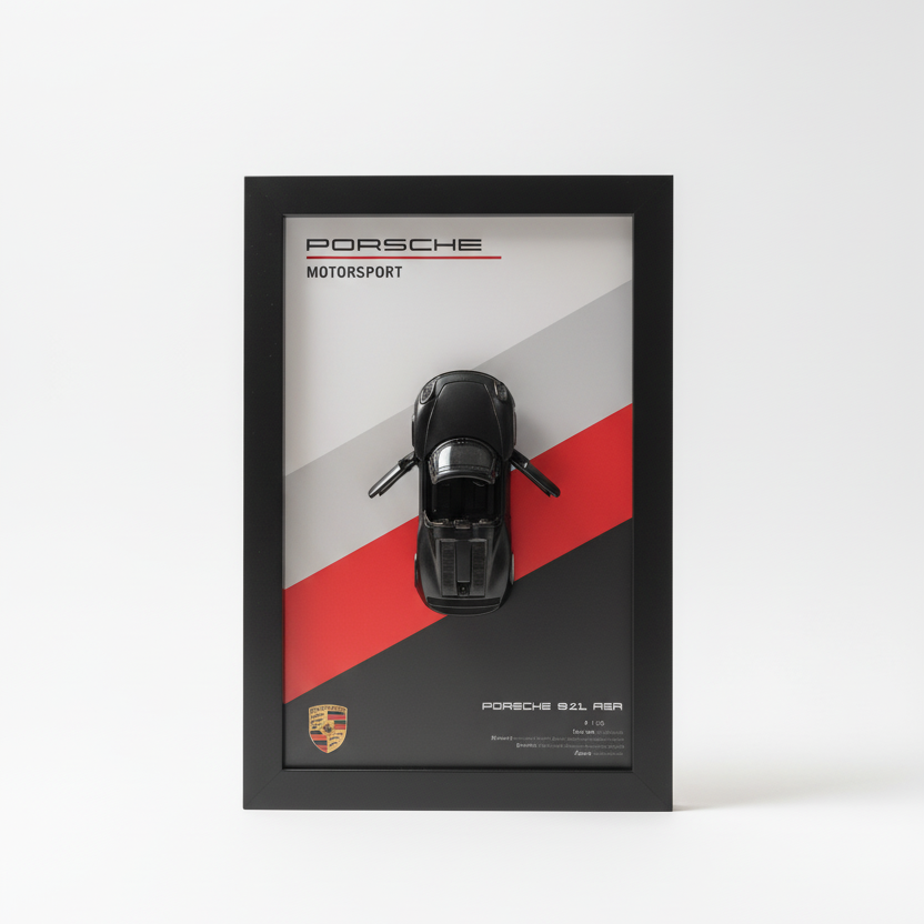 95739c19f510d1422796e8b20dcdd795 Car Wall Frame – 3D Black Sports Car Decorative Wall Art with Modern Frame, Stylish Home & Office Interior Décor, Perfec - Image 2