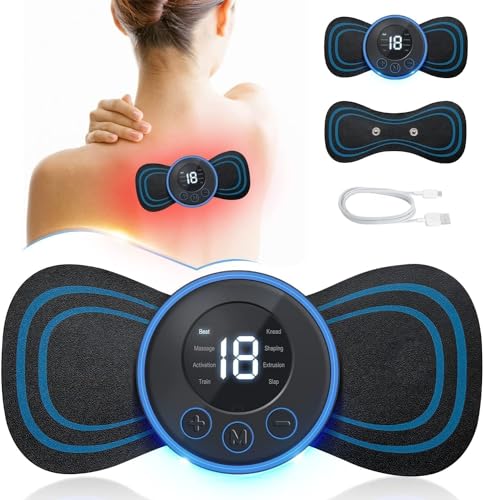 958b0dc703707b7f235c62239e3d97cd Wireless EMS Mini Body Massager – Portable Butterfly Massager for Blood Circulation & Pain Relief - Image 2