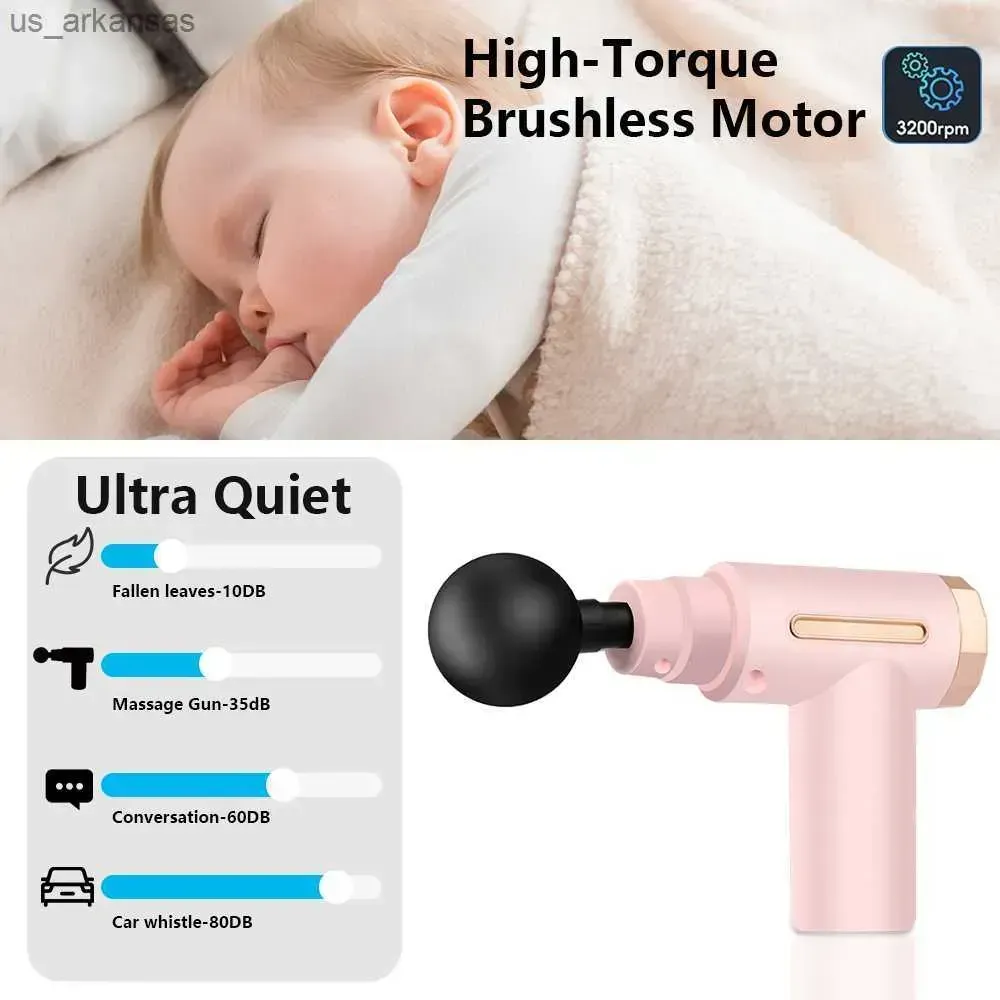 96e5bd6d2088dcf7586fa3ba0e009af4 4-in-1 Massage Gun | Deep Tissue Percussion Massager with 4 Attachments | Handheld Electric Muscle Therapy Device - Image 2