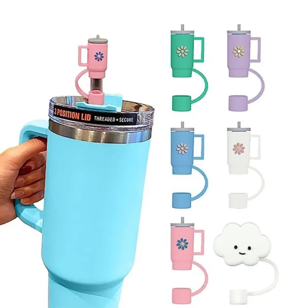 96ff988bd6a2bd3eafb79cda363655de Buy 1 Get 1 Free – Cartoon Silicone Straw Plug Set | Splash-Proof, Airtight, Reusable Straw Covers for Stanley Cups, Tum