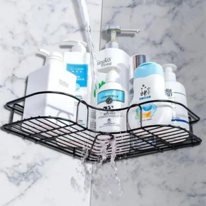 Metal Corner Rack For Bathroom & Kitchen | Bathroom Metal Shelf Organizer | Storage Rack Corner Frame Shampoo Storag