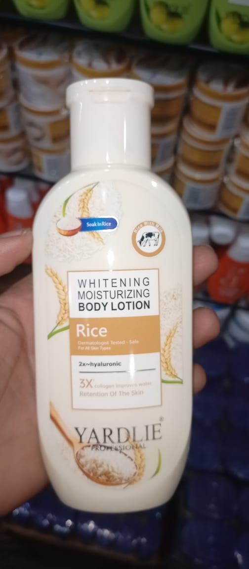 99f3269b48ce1314c551b3ba02bf6ff2 Yardlie Professional Whitening Moisturizing Body Lotion with Rice, Hyaluronic Acid, and Collagen: Intense Hydration and - Image 4