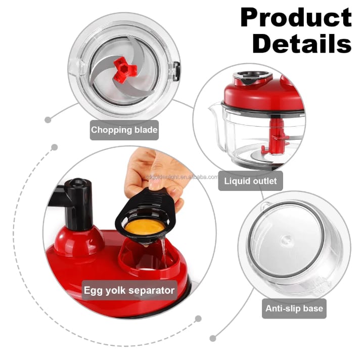 Manual Hand Multifunction Speedy Vegetable Quick chopper | Quick Chopper Vegetable - Onion Chopper | Kachomer Salad Mach