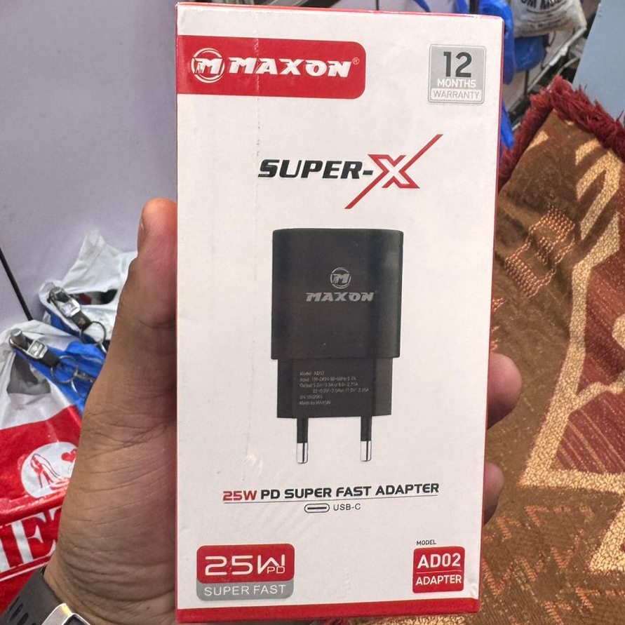 9a5812e9baee56cdb76e56601611ff09 Maxon AD02 25W Adapter Power 25WPD Fast Charger Compatible For IOS Android Mobile Phones Electric Leakage Protection Tem - Image 3