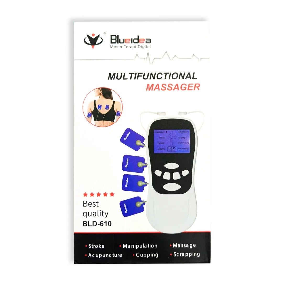 9ab03cbdd481bc44a12326e395b50807 Digital Therapy Machine BLD-610 – Multifunctional Electric Pulse Massager for Pain Relief, Acupuncture, Muscle Relaxatio