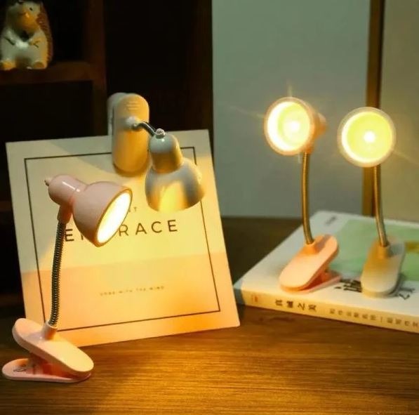 9d031209a2af9a2881681baa747bdbe5 Mini Book Light with Clip – Portable LED Reading Lamp, Travel Bedroom Night Light, Eye Protection (Random Color)