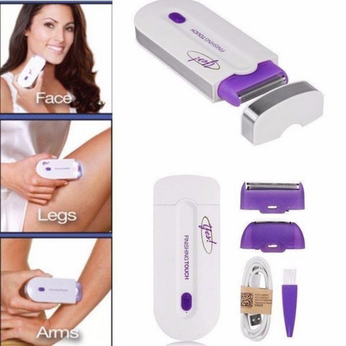 9d1205a6115dff710f76b1db55fe1a58 Finishing Touch Laser Hair Removal | 2‑in‑1 Trimmer | Pain‑Free Electric Hair Removal for Women