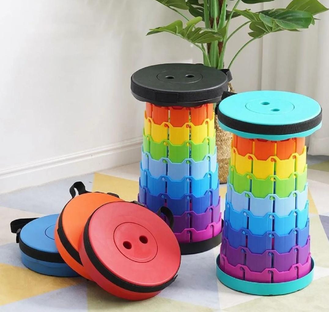 9da0b85603998b9ba598e3a46c2c5d7b Portable Telescopic Stool Lightweight Collapsible Folding Seat For Camping Fishing Hiking And Outdoor Activities With Ad - Image 2